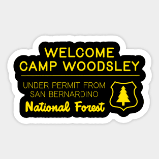 Camp Woodsley Sticker